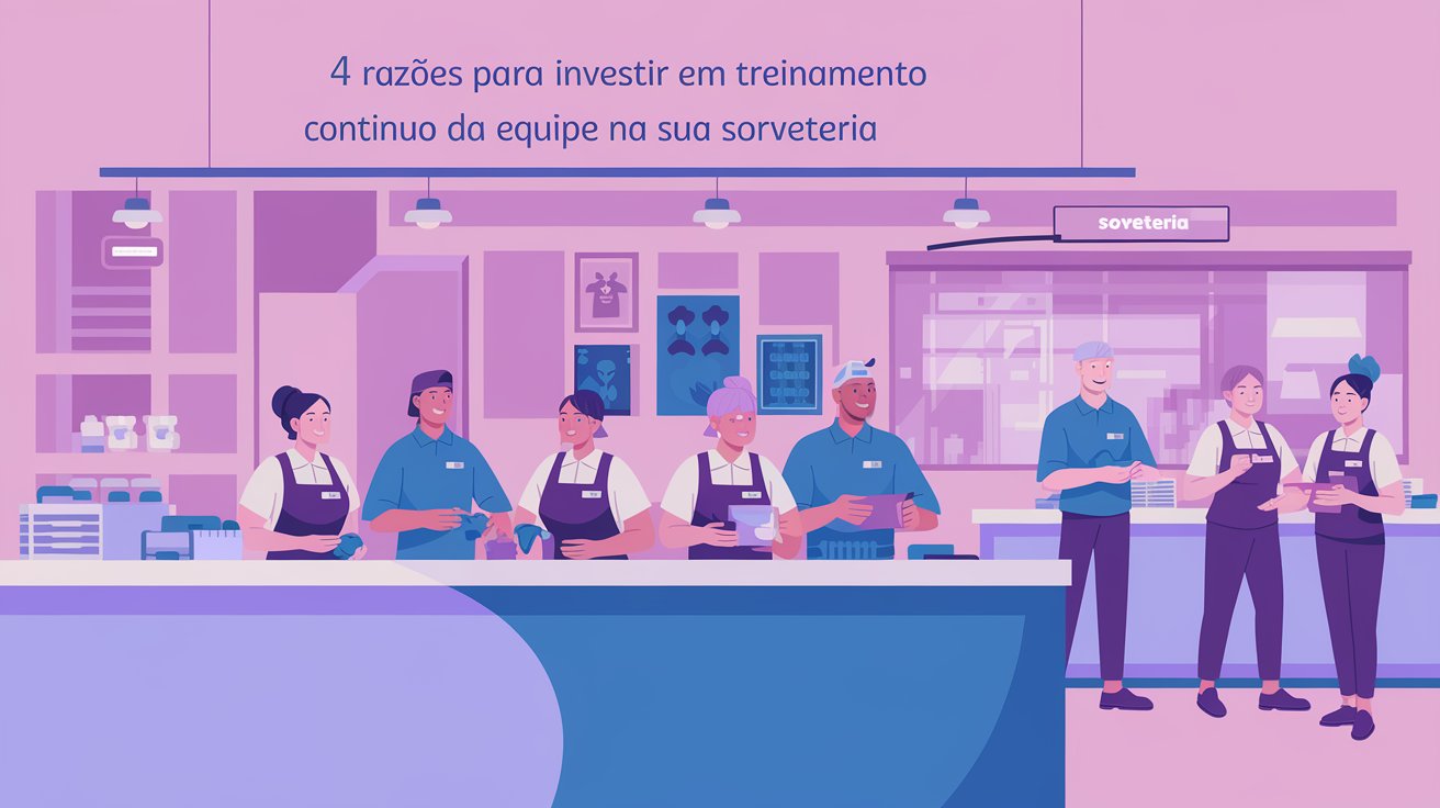 4 Razões para Investir em Treinamento Contínuo da Equipe na Sua Sorveteria